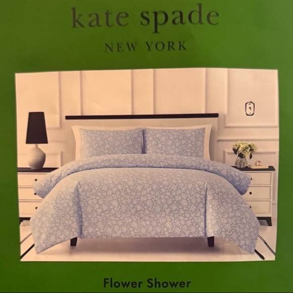 ⚡️Kate Spade Twin XL "Flower Shower" Comforter Set - Picture 5 of 5